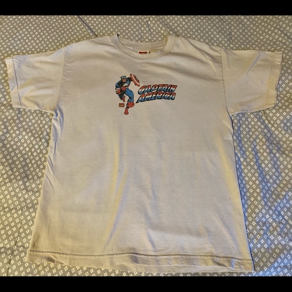 Vintage Captain America 2006 Marvel Comics Cream T Shirt Size XL - Picture 2 of 5